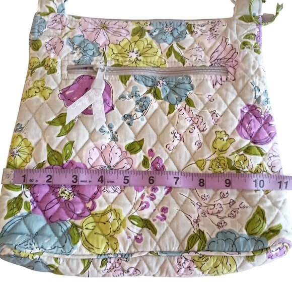 Vera Bradley Hipster Crossbody Bag Heather Pattern Quilted Purse Excellent - Picture 7 of 14